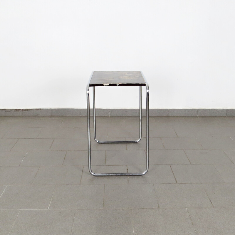 Vintage tubular side table by Marcel Breuer for Mücke Melder