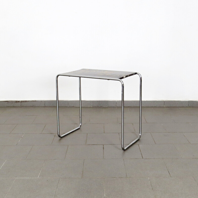 Vintage tubular side table by Marcel Breuer for Mücke Melder