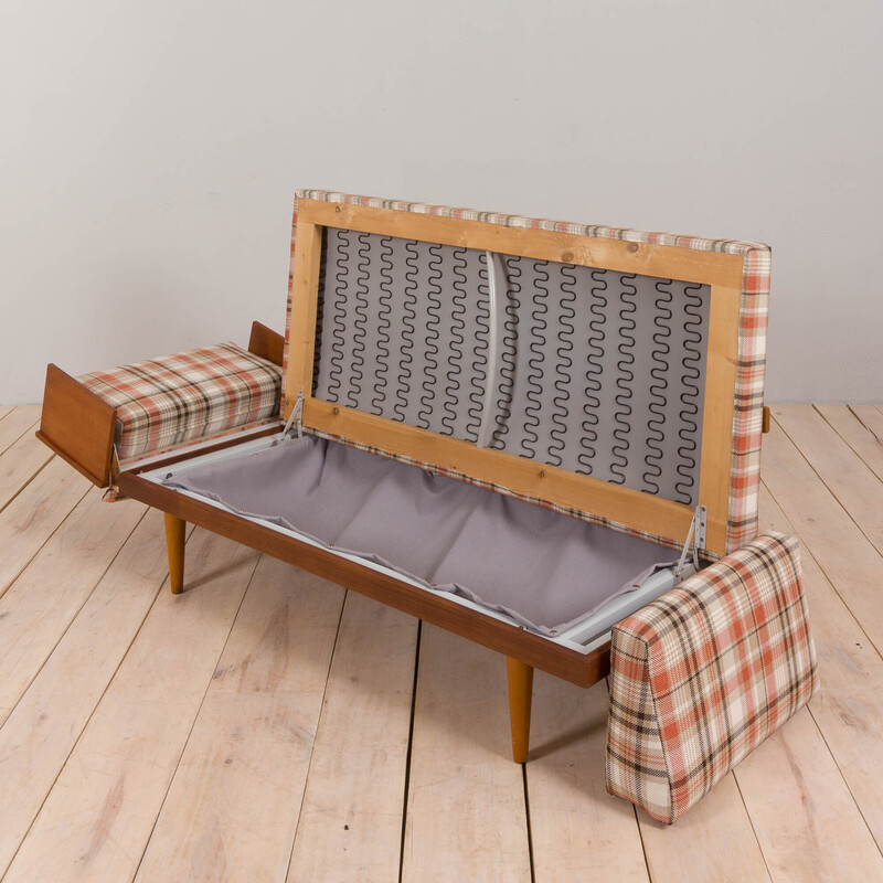 Modelo de cama diurna Vintage Svane da Igmar Relling para Ekornes, Noruega 1970s