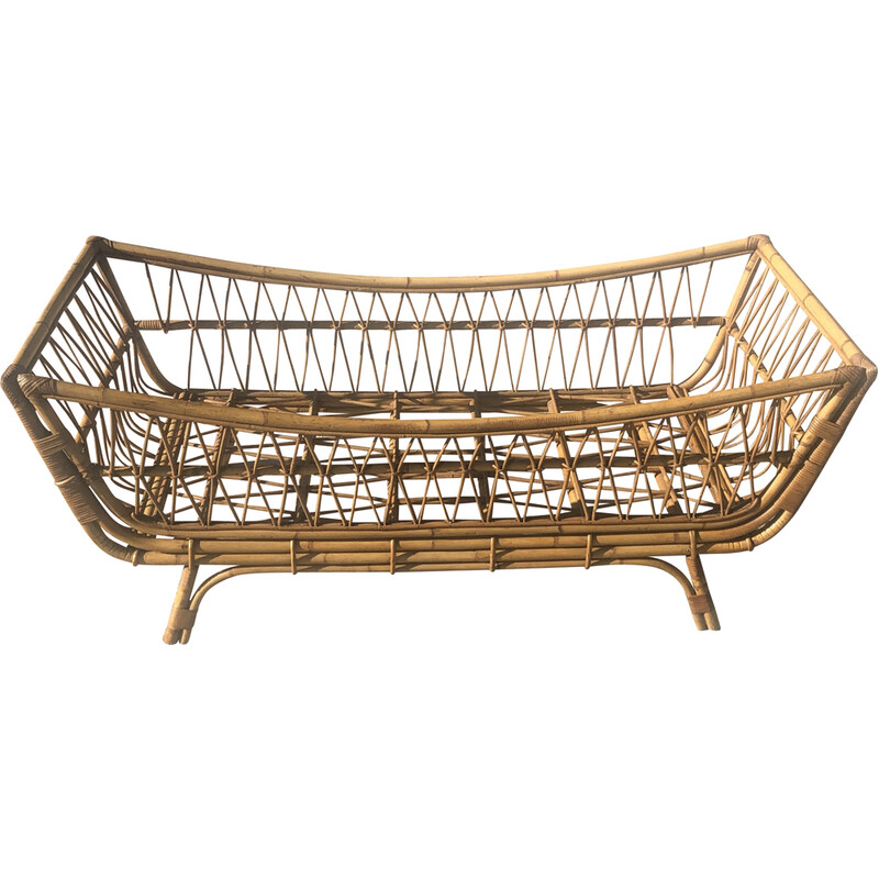Letto in rattan vintage