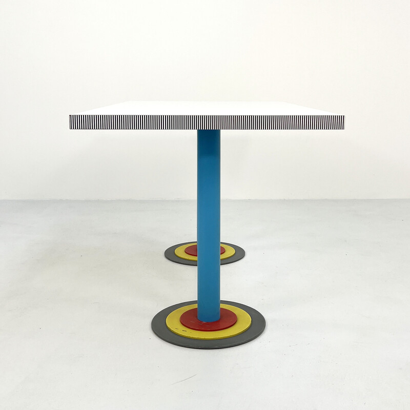 Table vintage Kroma par Antonia Astori pour Driade, 1980