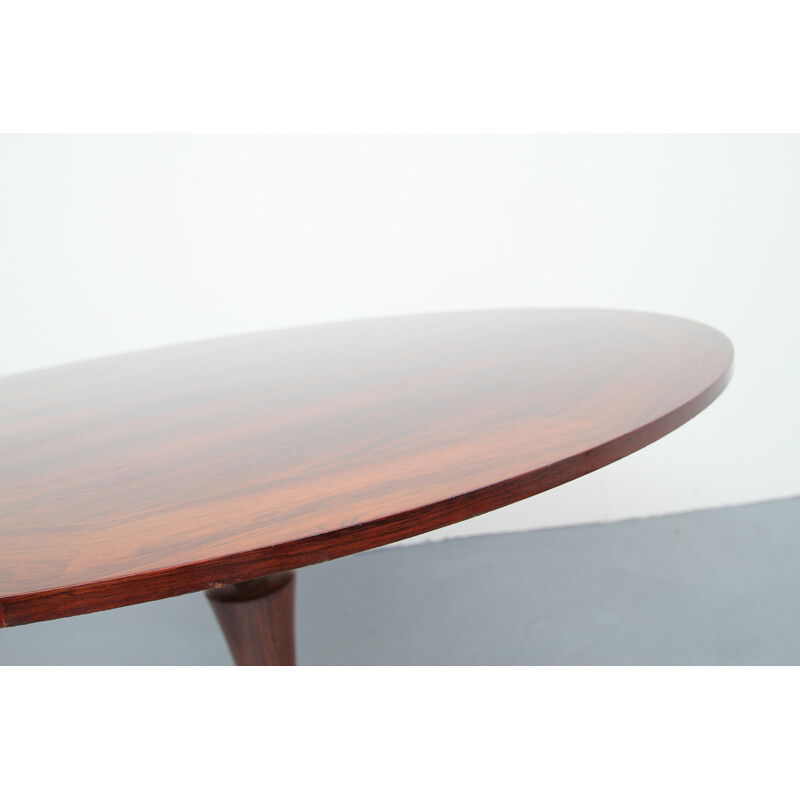 Tulip-shaped table in rosewood - 1970s