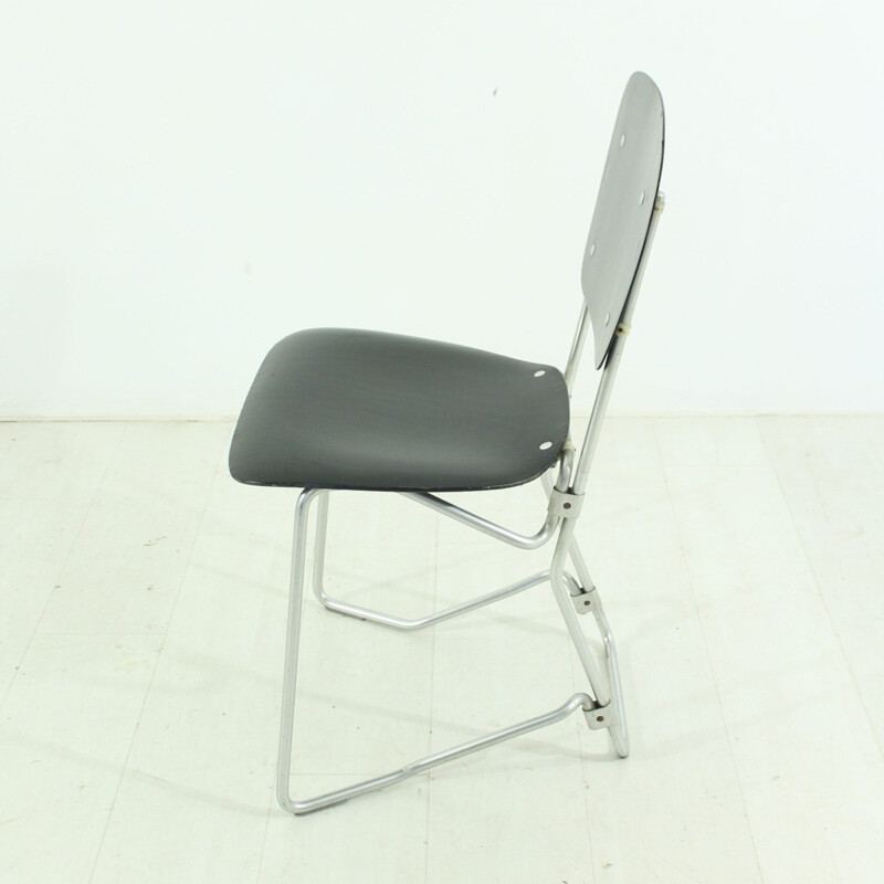 Armin Wirth Aluflex stacking chair for Ph. Zieringer KG - 1960