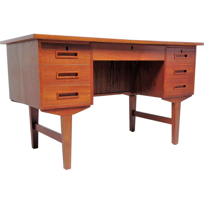 Scandinavian teak desk - 1960s