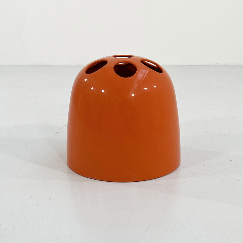 Vintage oranje Dedalo paraplubak van Emma Gismondi Schweinberger voor Artemide, 1960.