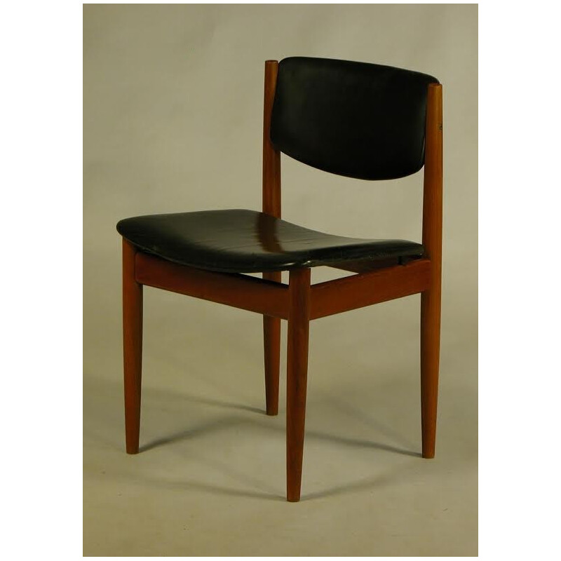 Dining chair model 198 by Finn Juhl for France & Søn - 1960s