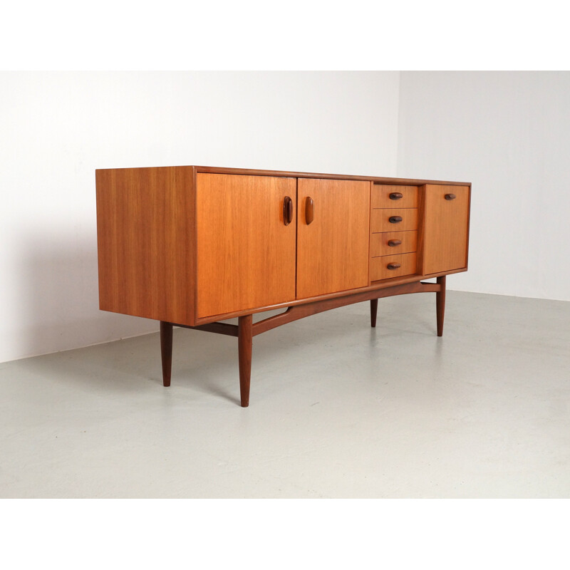 Teak G-Plan Scandinavian Range Sideboard by V. Wilkins, 1960s