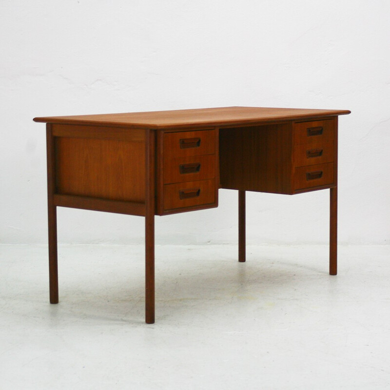 Mid-Century teak desk, G.N. Tibergaard - 1960s