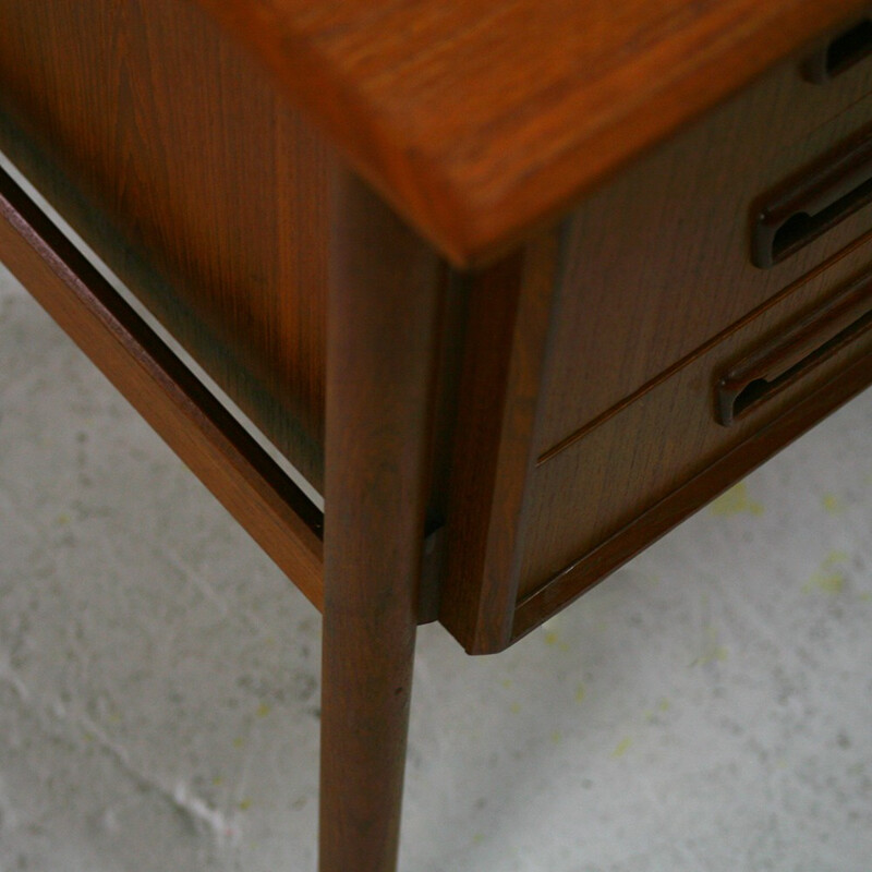 Mid-Century teak desk, G.N. Tibergaard - 1960s