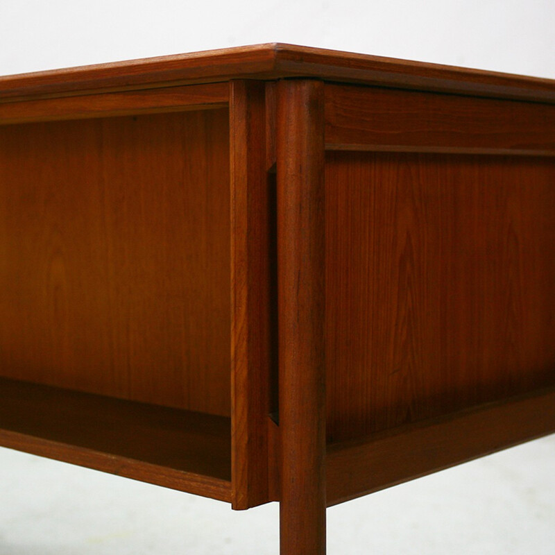 Mid-Century teak desk, G.N. Tibergaard - 1960s