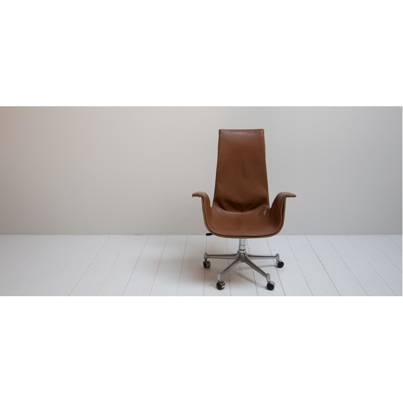 Jørgen Kastholm office chair produced by Kill international - 1960s