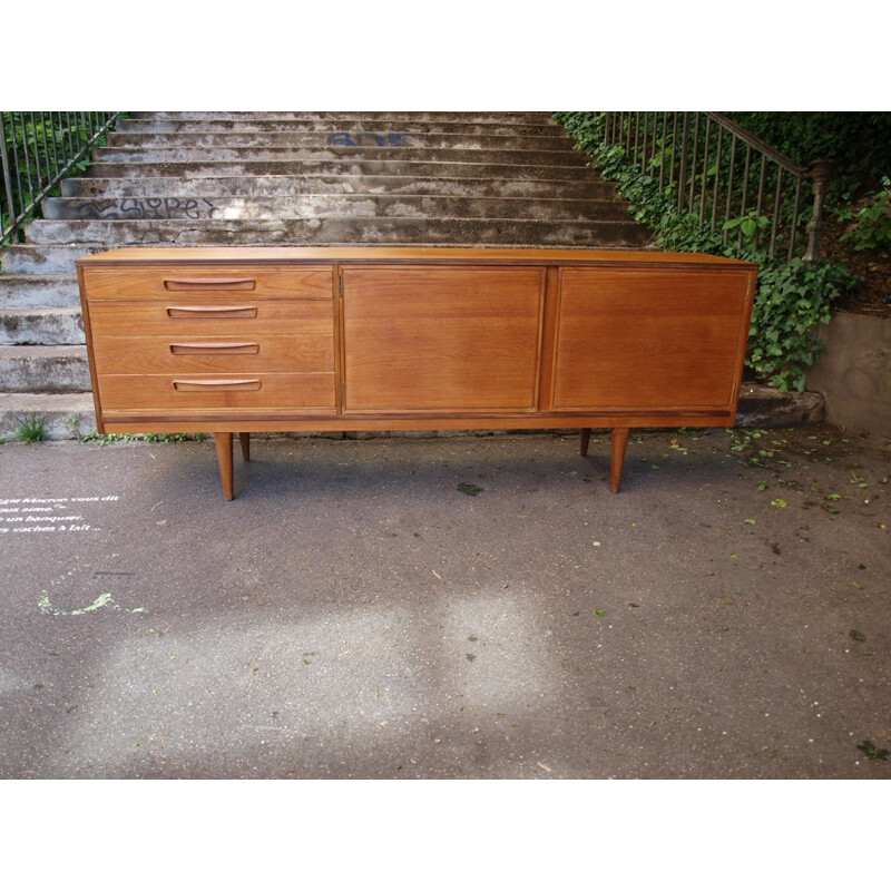 Sideboard 3 elements 4 drawers in teakwood - 1960s