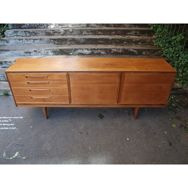 Sideboard 3 elements 4 drawers in teakwood - 1960s