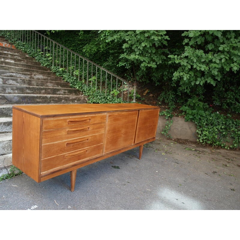 Sideboard 3 elements 4 drawers in teakwood - 1960s