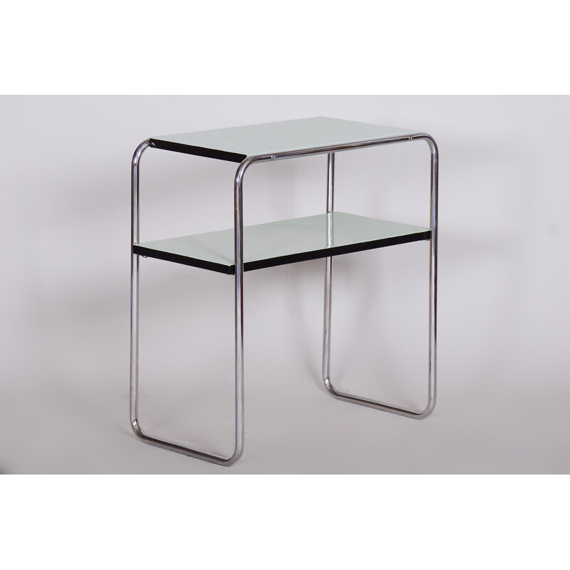 Vintage chrome and plated steel side table by Marcel Breuer for Thonet, Germany 1930