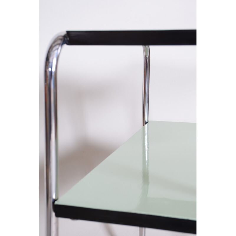 Vintage chrome and plated steel side table by Marcel Breuer for Thonet, Germany 1930