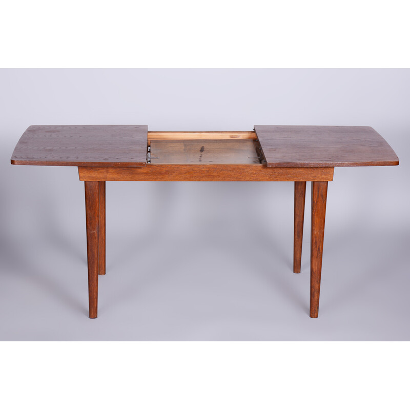 Table vintage en chêne par Jindrich Halabala pour Up Zavody, Tchécoslovaquie 1940