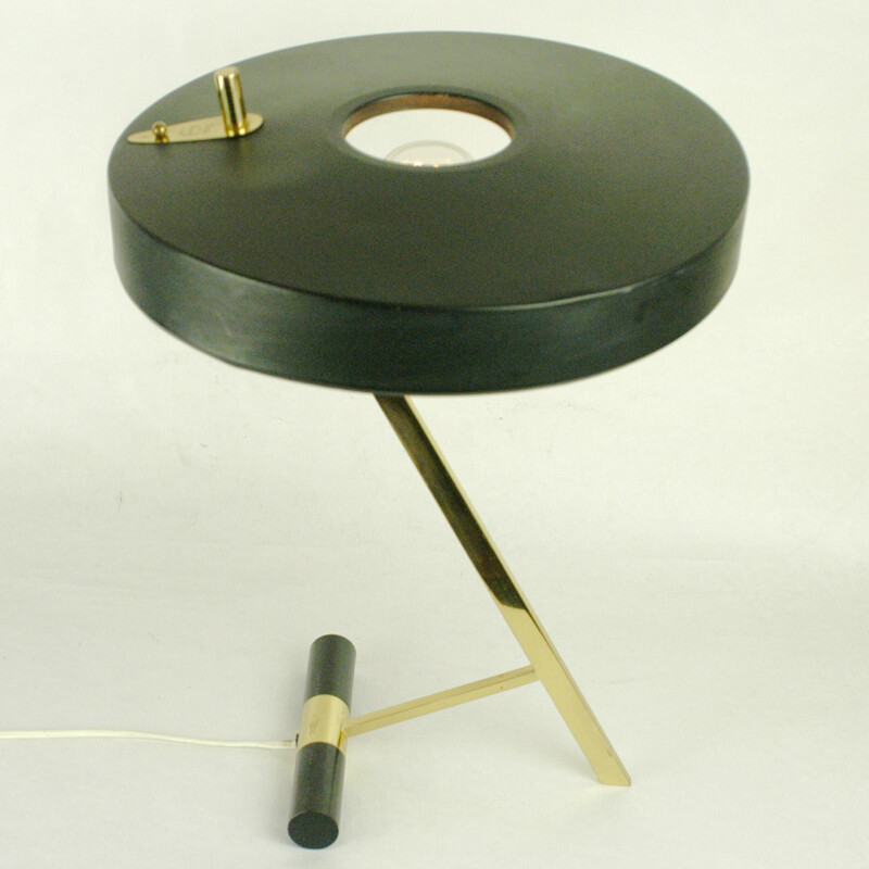 Z Brass Table Lamp by Louis Kalff for Philips - 1950s