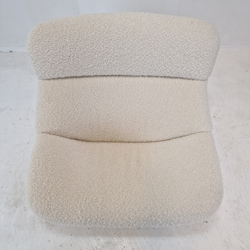 Sillón vintage de madera maciza F518 de Geoffrey Harcourt para Artifort, 1970