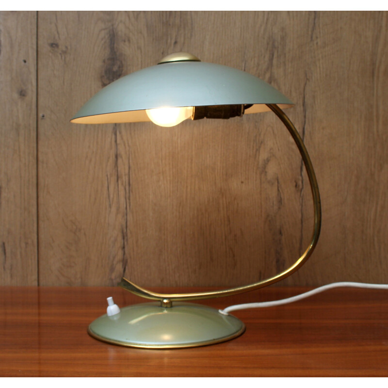 Brass table lamp - 1950s