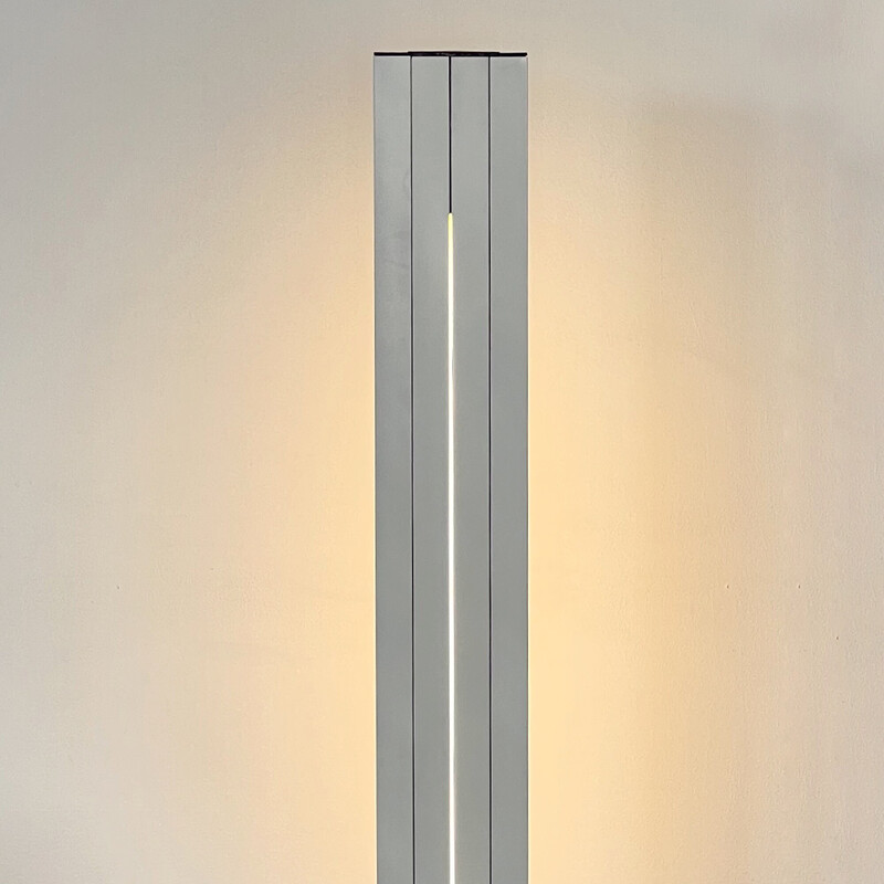 Vintage metal floor lamp "14104" by Ettore Sottsass for Arredoluce, Italy 1971