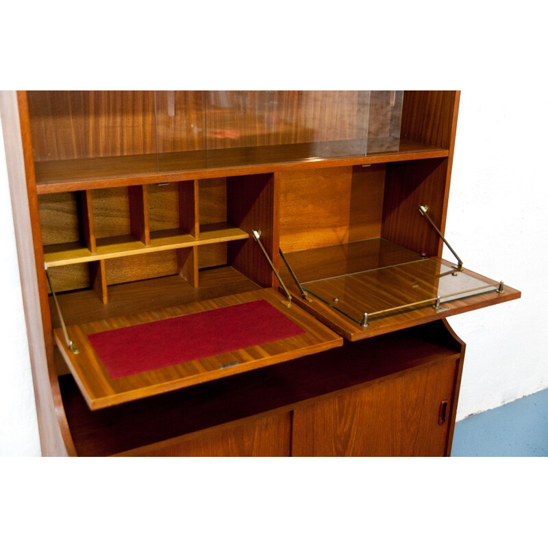 Scandinavian mid century teak sideboard with tapered feet - 1960s