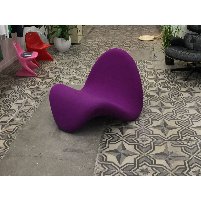 Purple Tongue "F577" armchair by Pierre PAULIN for Artifort - 1960s