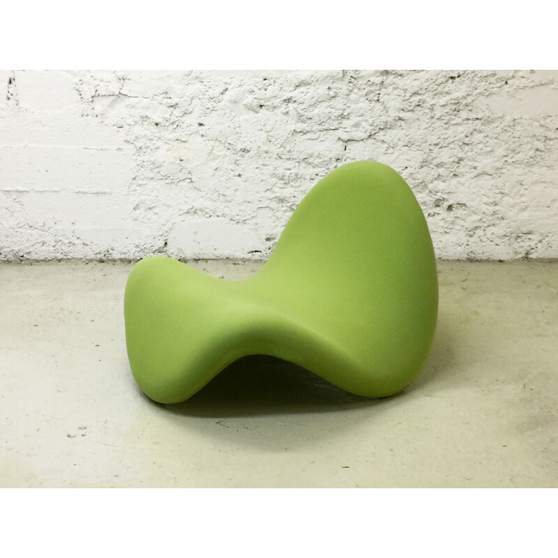 Green Tongue "F577" armchair by Pierre PAULIN for Artifort - 1960s