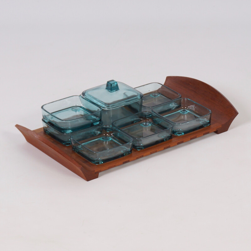 Teak lattice tray by Jens Quistgaard for Dansk Design - 1960s