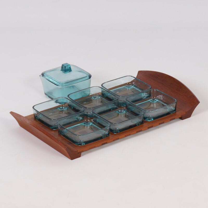 Teak lattice tray by Jens Quistgaard for Dansk Design - 1960s