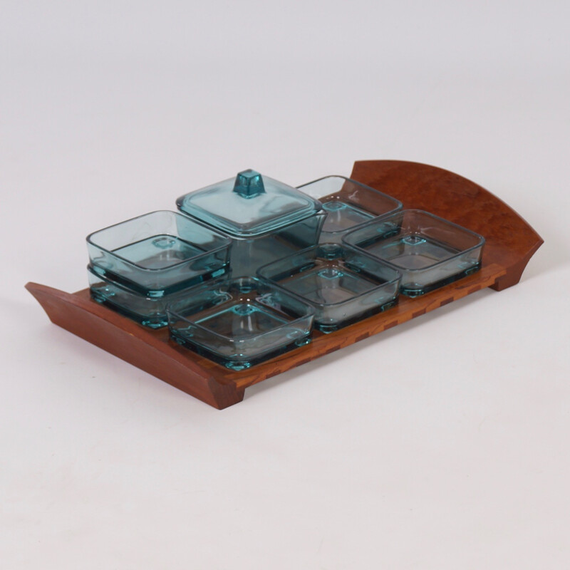 Teak lattice tray by Jens Quistgaard for Dansk Design - 1960s