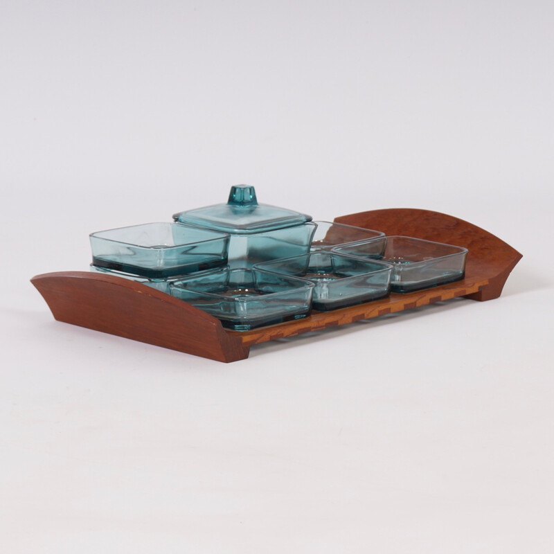 Teak lattice tray by Jens Quistgaard for Dansk Design - 1960s