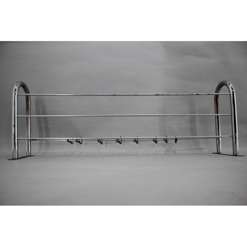 Vintage Bauhaus coat rack ,Czechoslovakia 1940s