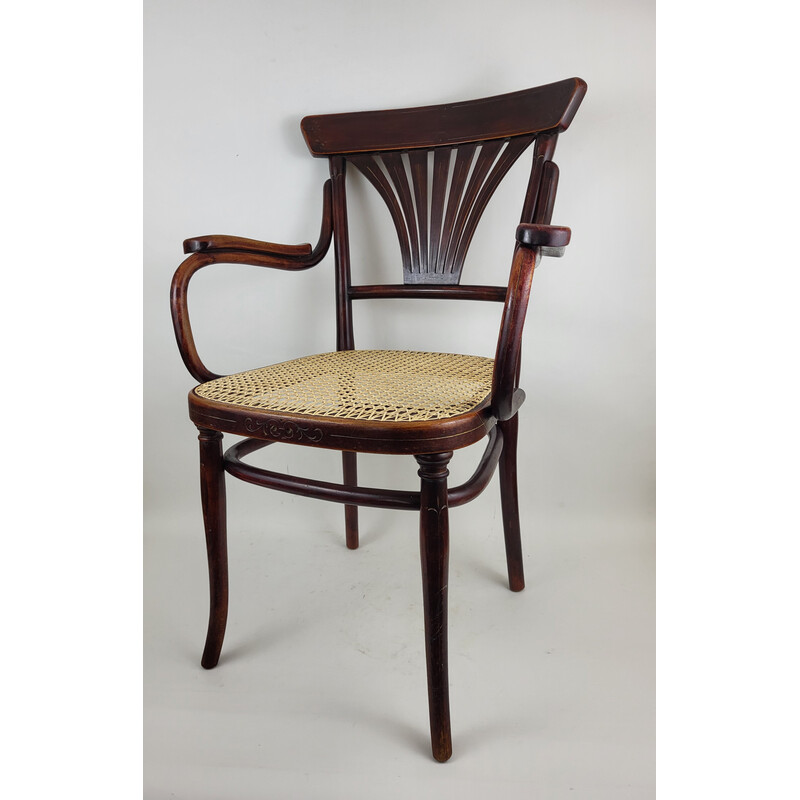 Vintage bentwood armchair Thonet N°1221