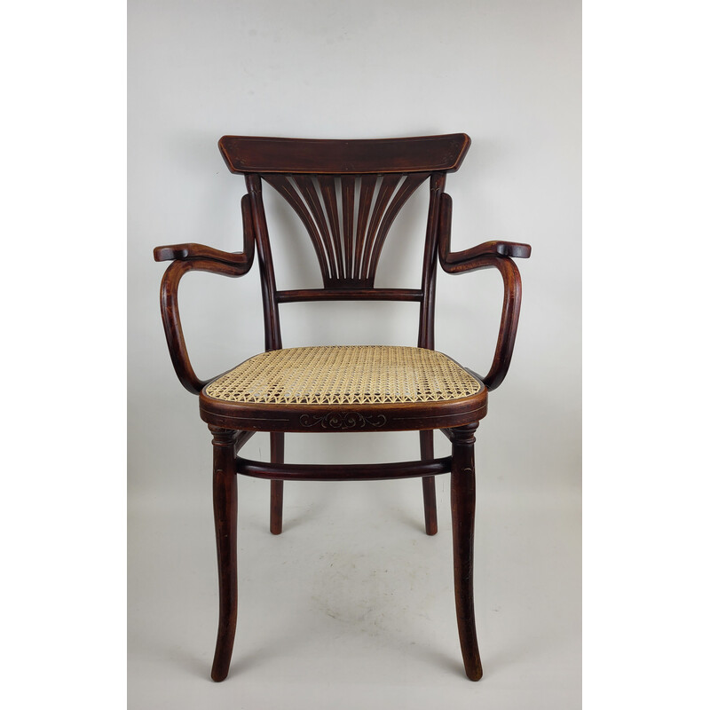 Vintage bentwood armchair Thonet N°1221