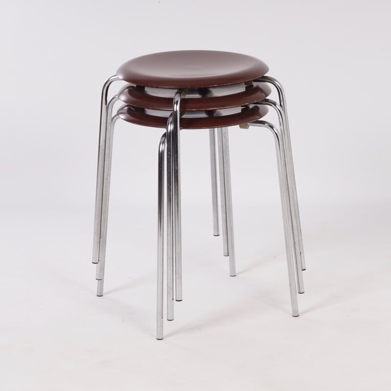 Danish Dot Stool 3170 by Arne Jacobsen for Fritz Hansen - 1980s