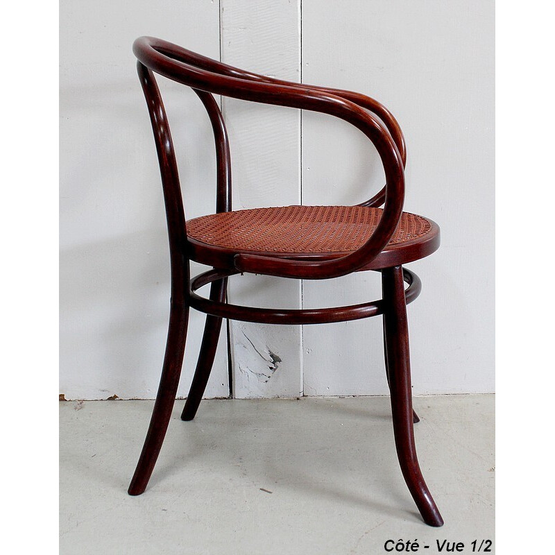 Vintage "Le Corbusier" gebogen houten fauteuil, 1920