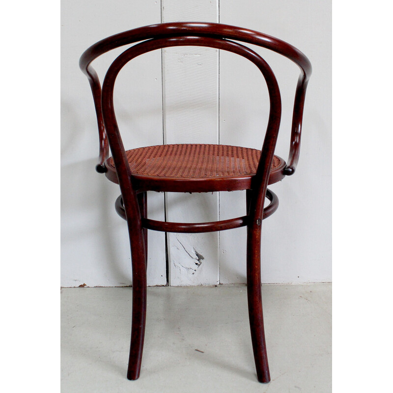 Vintage "Le Corbusier" gebogen houten fauteuil, 1920