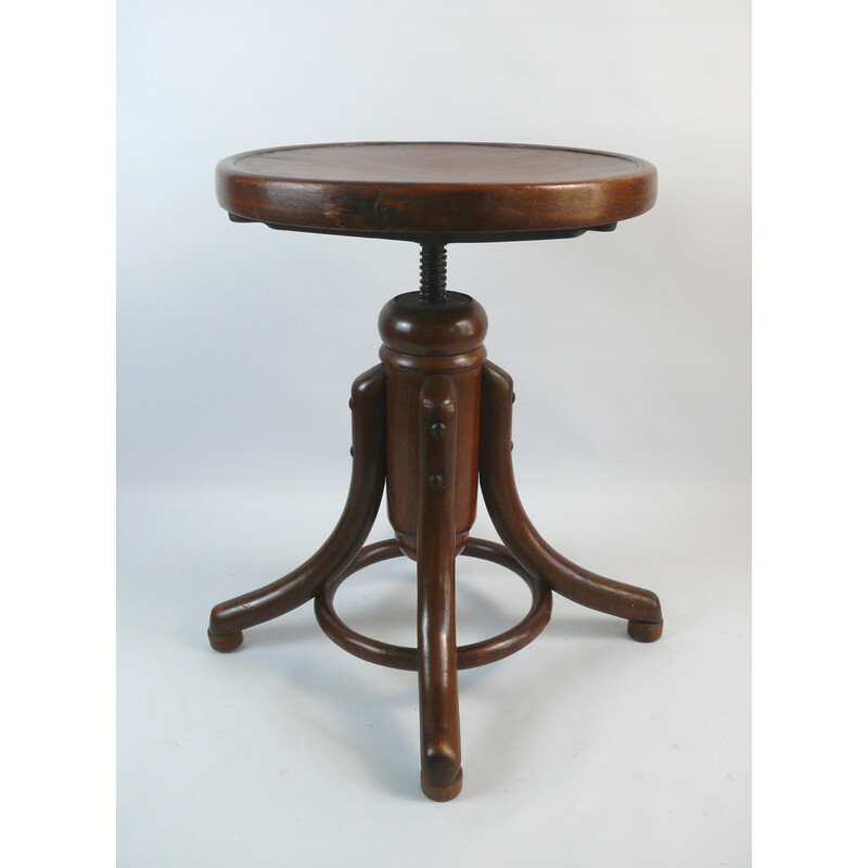 Vintage Piano stool by Gebrüder Thonet, 1930