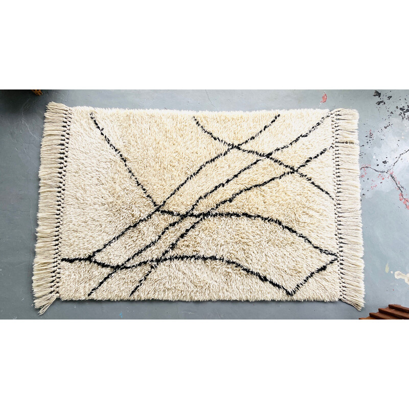 Vintage Berber contemporary rug