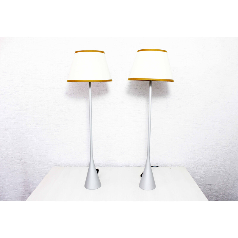 Pair of vintage lamps by Pascal Mourgue for Ligne Roset, 1980