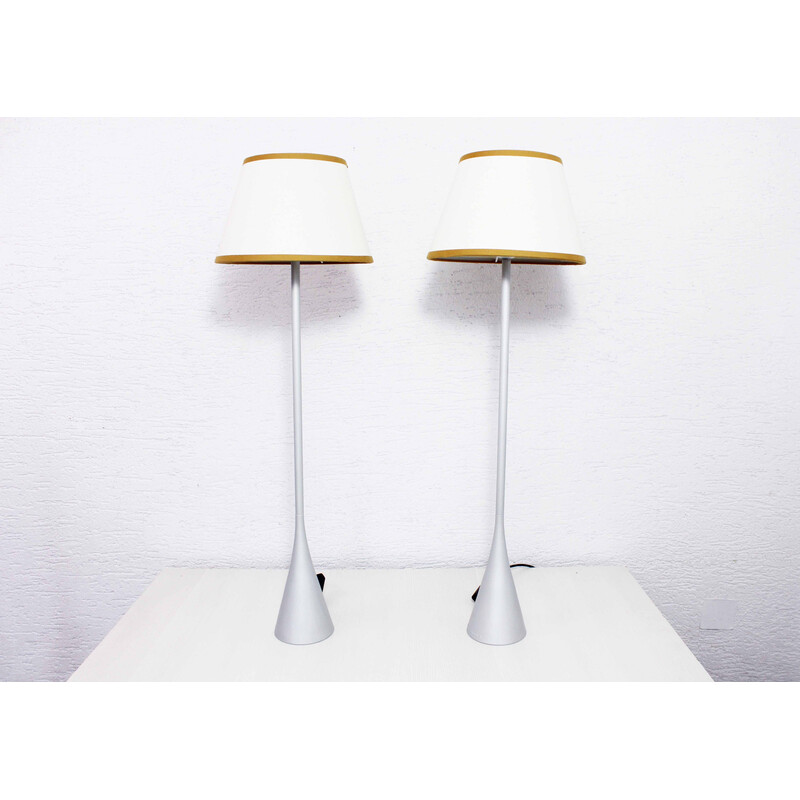 Pair of vintage lamps by Pascal Mourgue for Ligne Roset, 1980