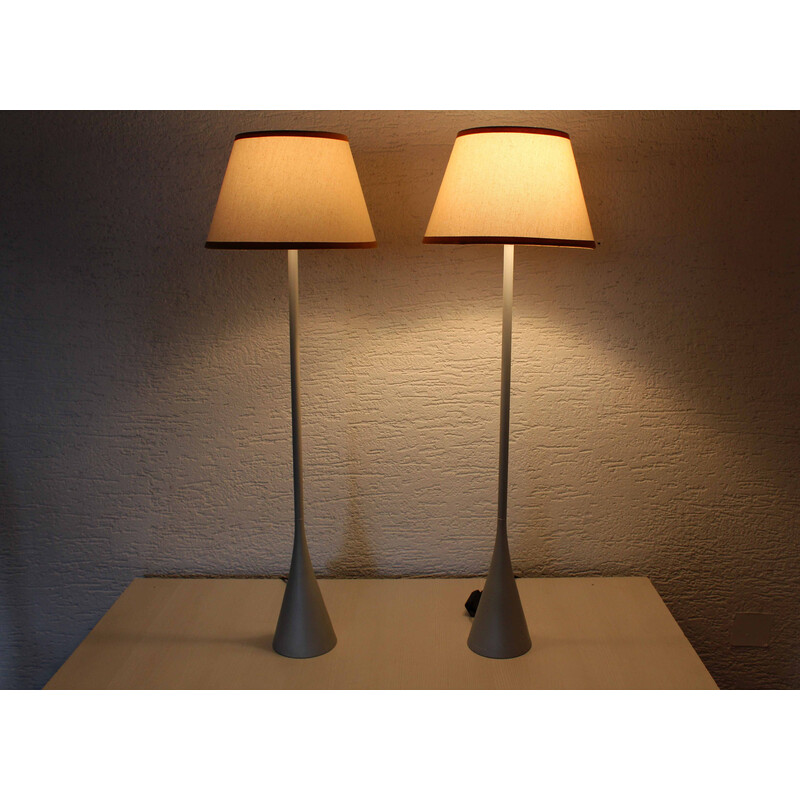 Paire de lampes vintage de Pascal Mourgue pour Ligne Roset, 1980