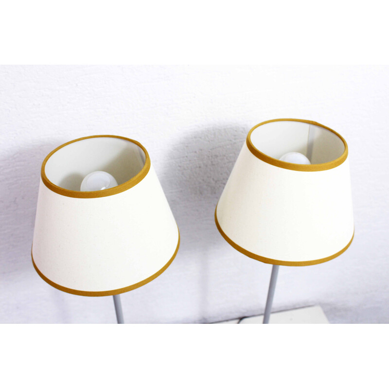 Pair of vintage lamps by Pascal Mourgue for Ligne Roset, 1980