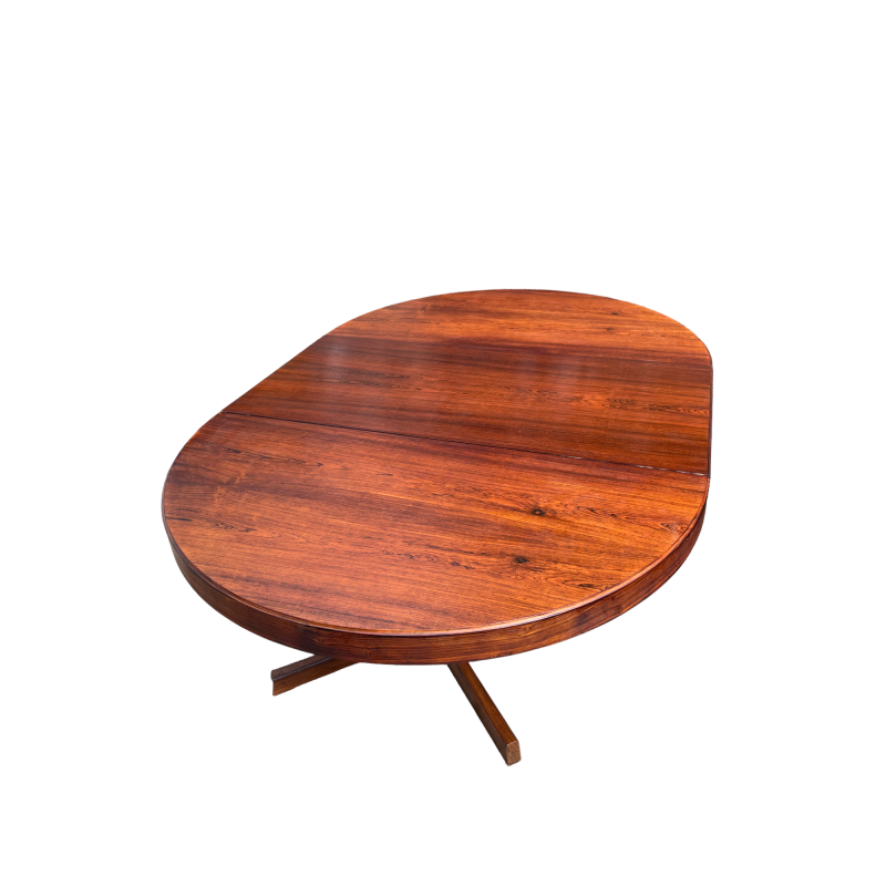 Danish mid century rosewood table by Johannes Andersen for Hans Bech