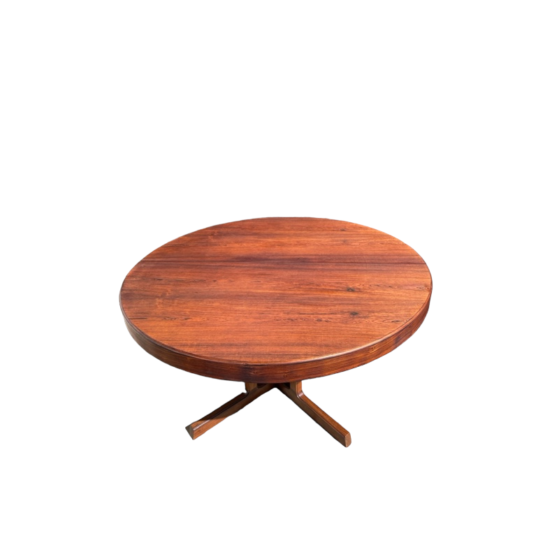 Danish mid century rosewood table by Johannes Andersen for Hans Bech