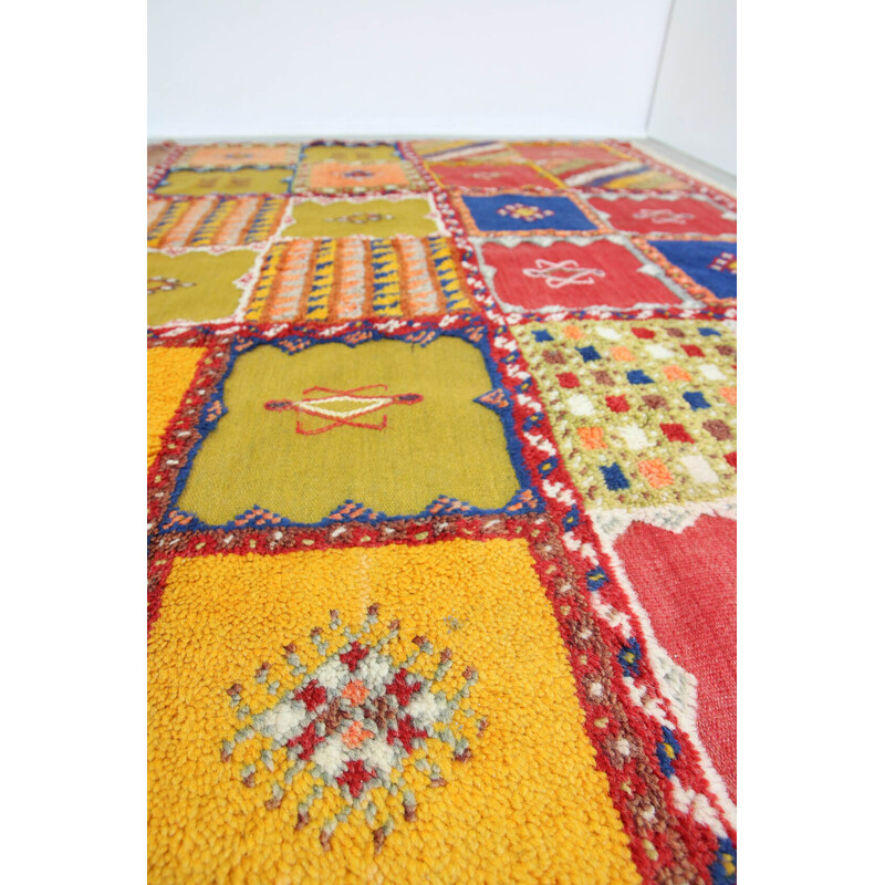 Vintage colourful turkish rug