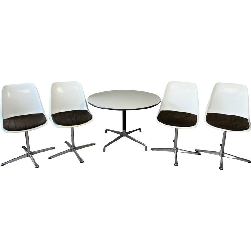 Vintage dining set by Charles and Ray Eames for Herman Miller