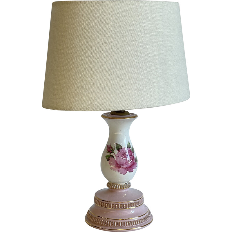 lampe vintage en céramique,