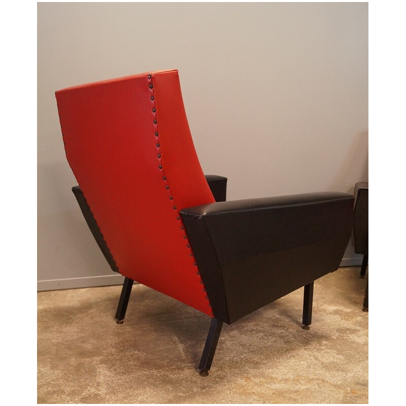 Paire de fauteuil design français - 1950